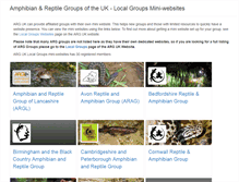 Tablet Screenshot of groups.arguk.org